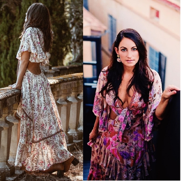 Rare Spell Designs Siren Song Flamingo Gown Very Limited Make! XS Flamenco Bambi - Picture 5 of 17